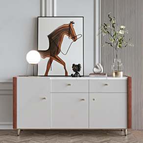 现代玄关柜3D模型下载